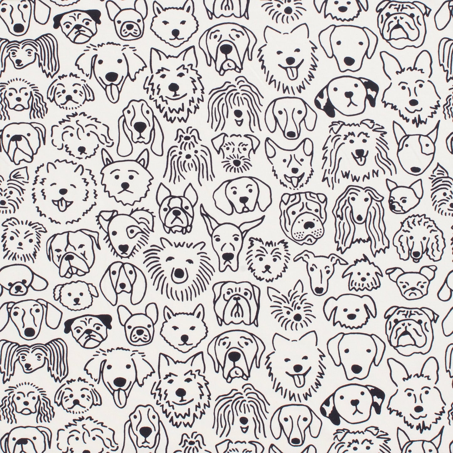 Iris Baby Tunic - Dogs Black