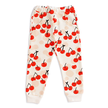 Sweatpants - Cherries Red