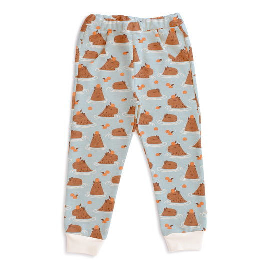 Sweatpants - Capybaras Blue