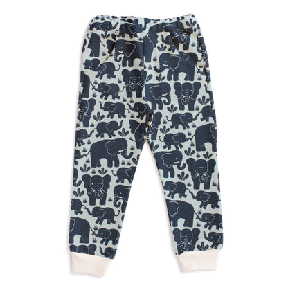 Sweatpants - Elephant Herd Navy