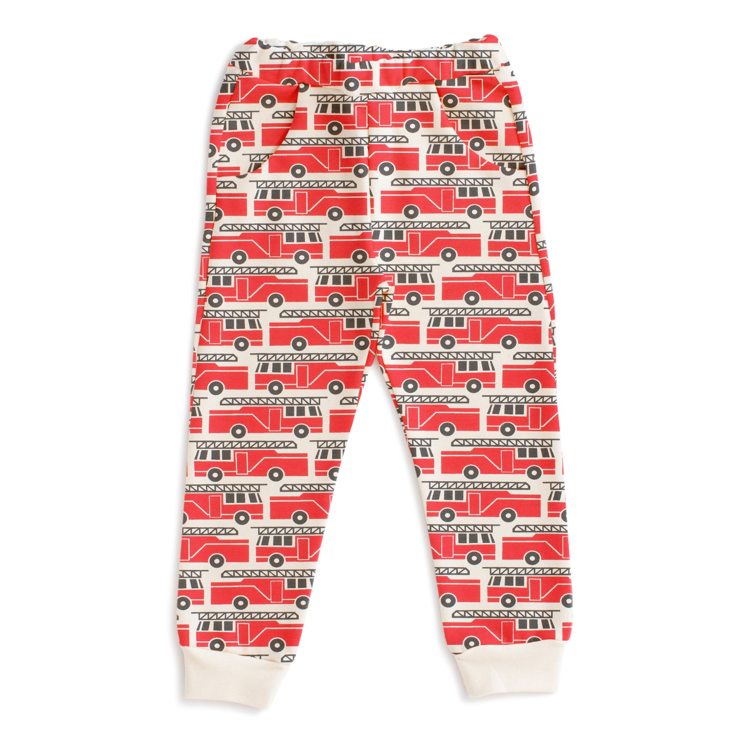 Sweatpants - Firetrucks Red