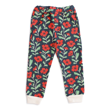 Sweatpants - Poppies Navy