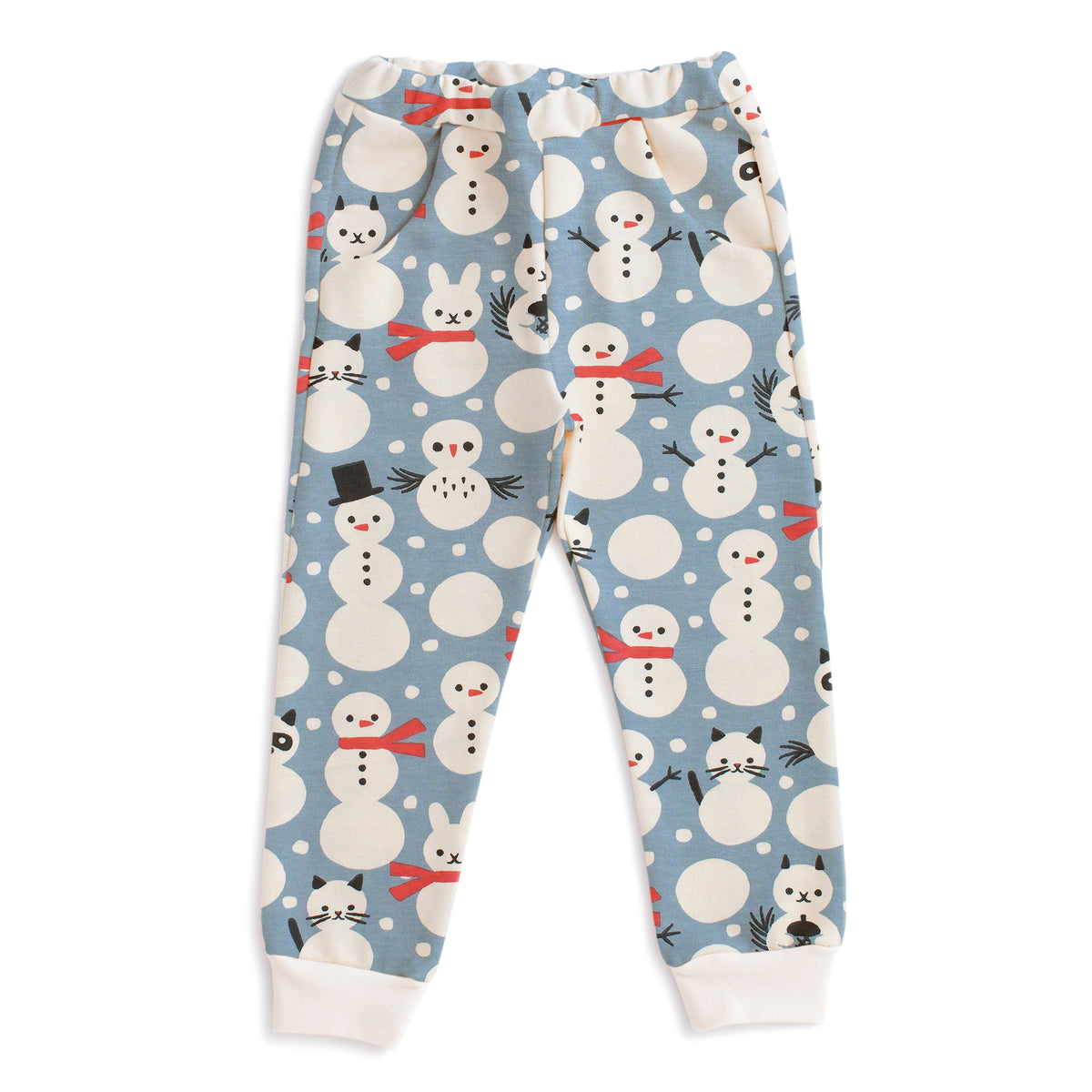 Sweatpants - Snow Creatures Blue