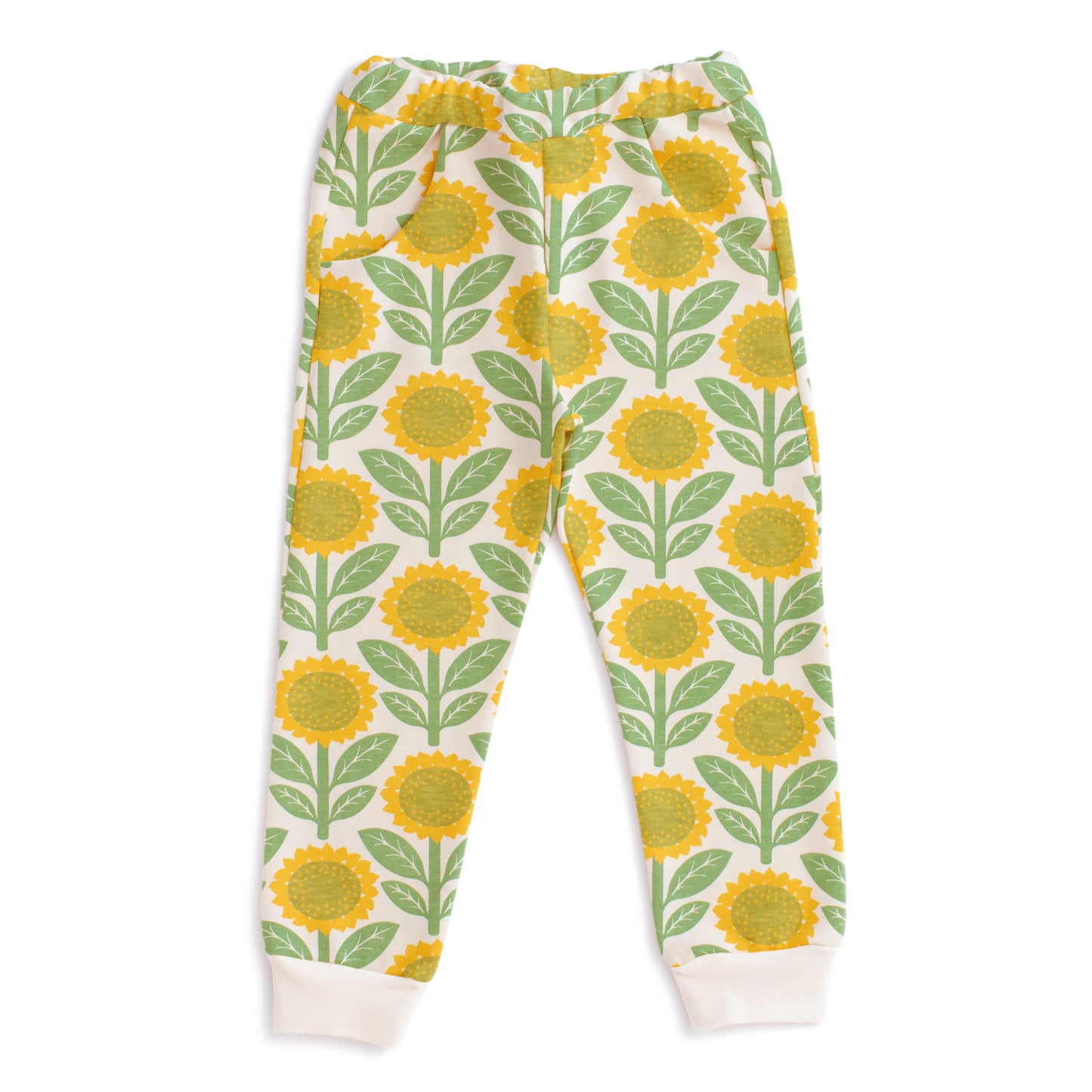 Sweatpants - Sunflowers Green