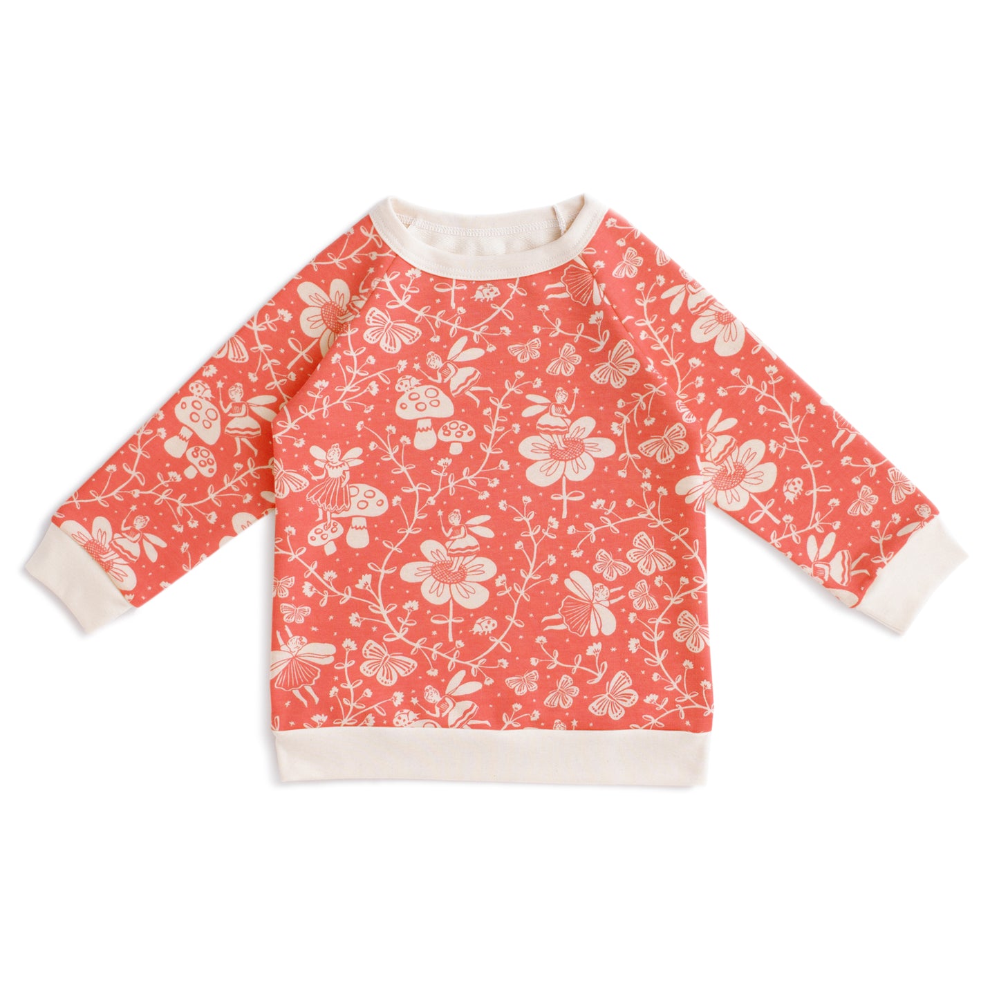 Sweatshirt - Fairies Coral