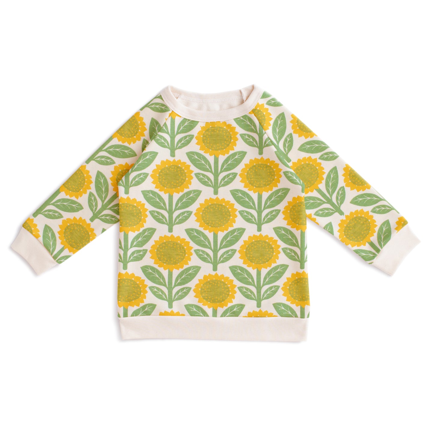 Sweatshirt - Sunflowers Green
