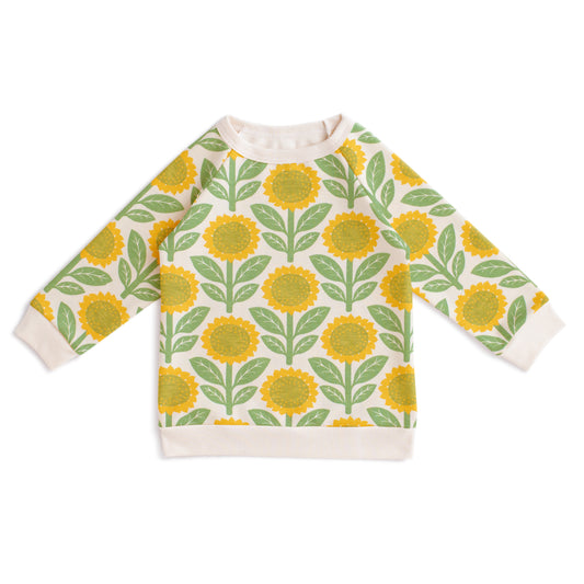 Sweatshirt - Sunflowers Green