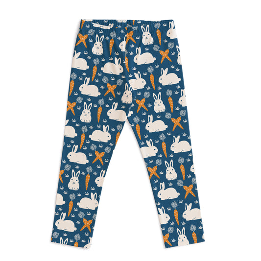 Leggings - Bunnies & Carrots Navy