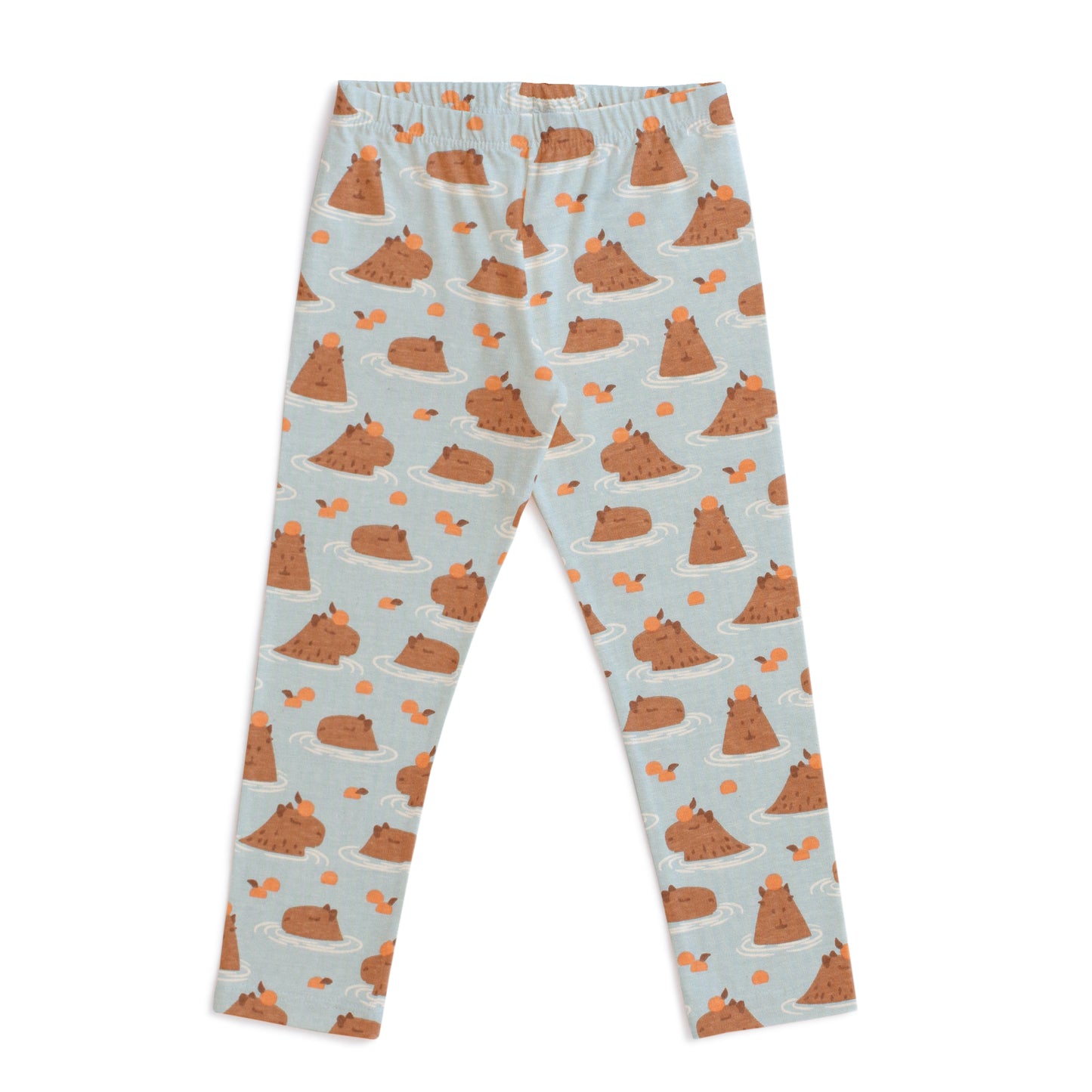 Baby Leggings - Capybaras Blue