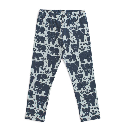 Baby Leggings - Elephant Herd Navy