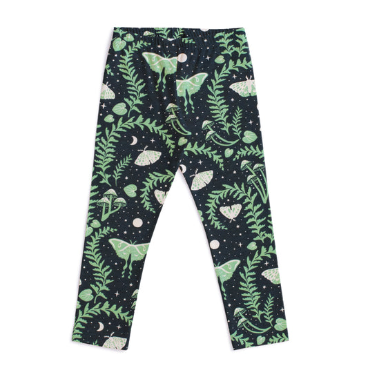 Leggings - Luna Moths Night Sky