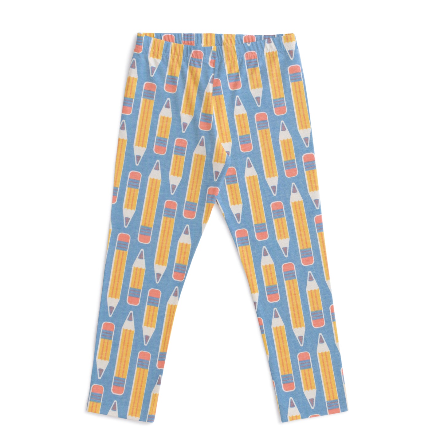 Baby Leggings - Pencils Blue
