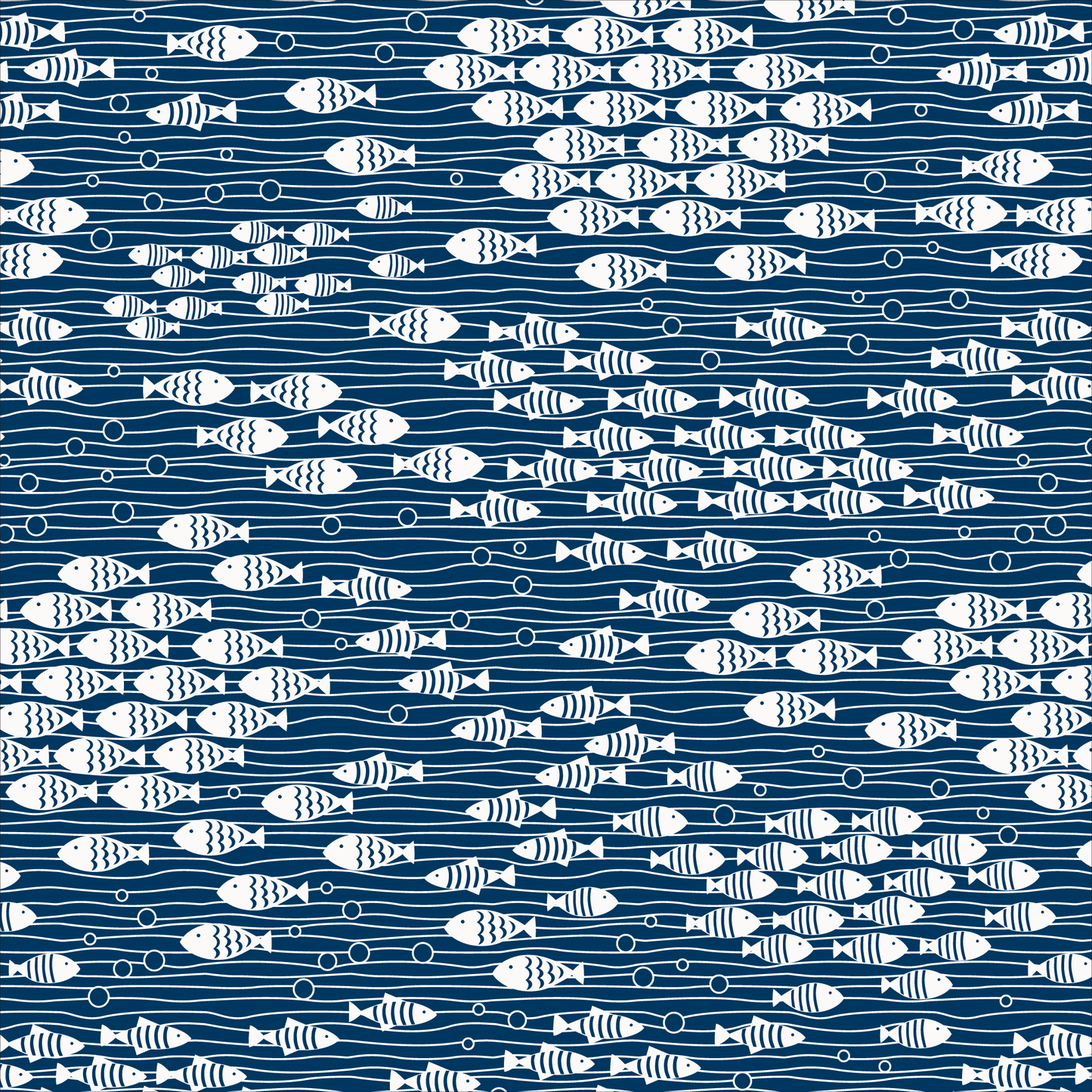 Baby Tank Top - Under the Sea Navy