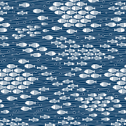 Baby Tank Top - Under the Sea Navy