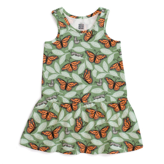 Valencia Dress - Monarchs Dark Green