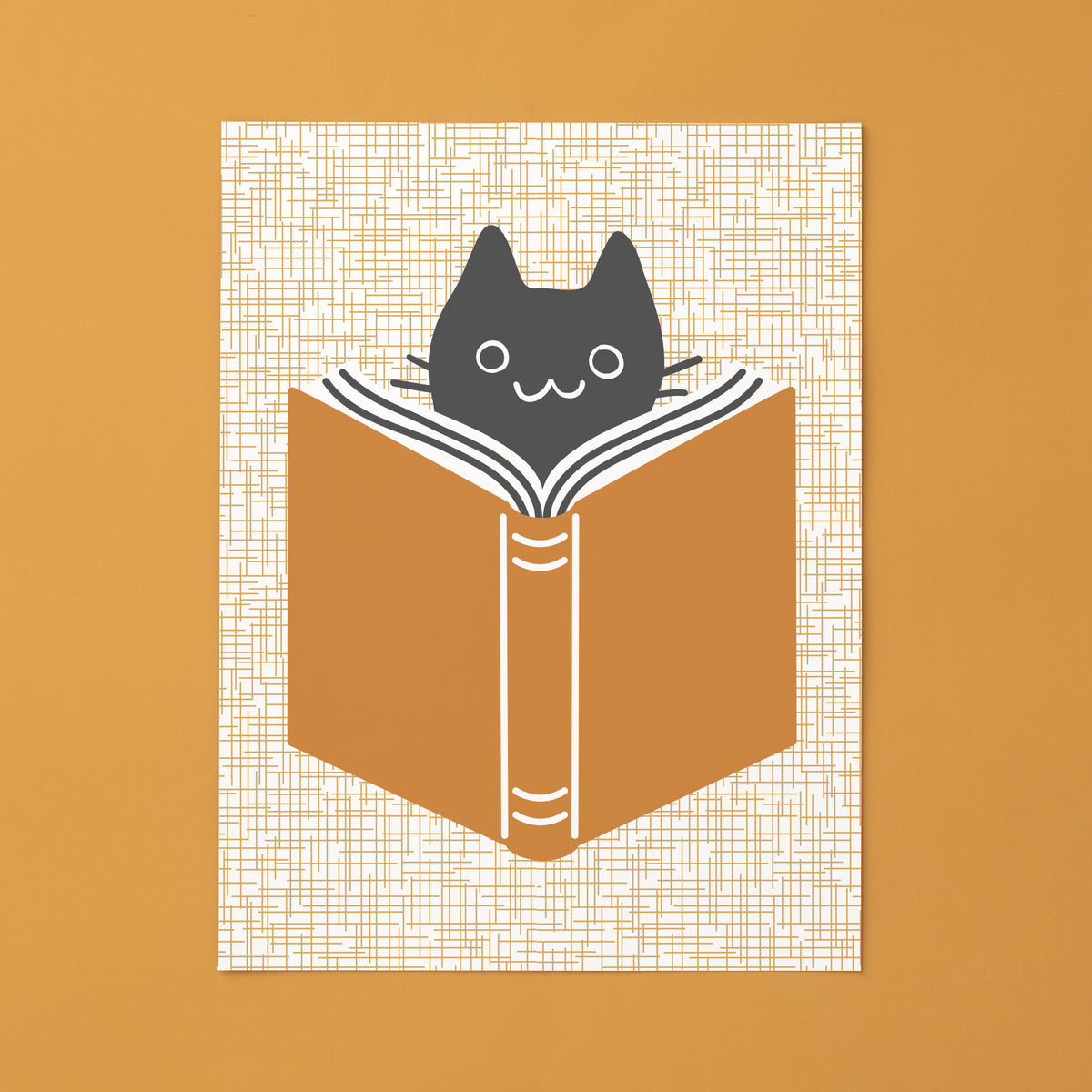 Wall Art - Reading Cat