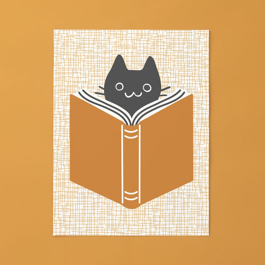 Wall Art - Reading Cat