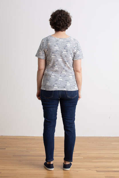 Austin Top - High Seas Navy