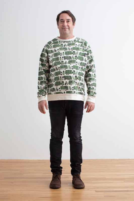 Adult Sweatshirt - Garbage & Recycling Green