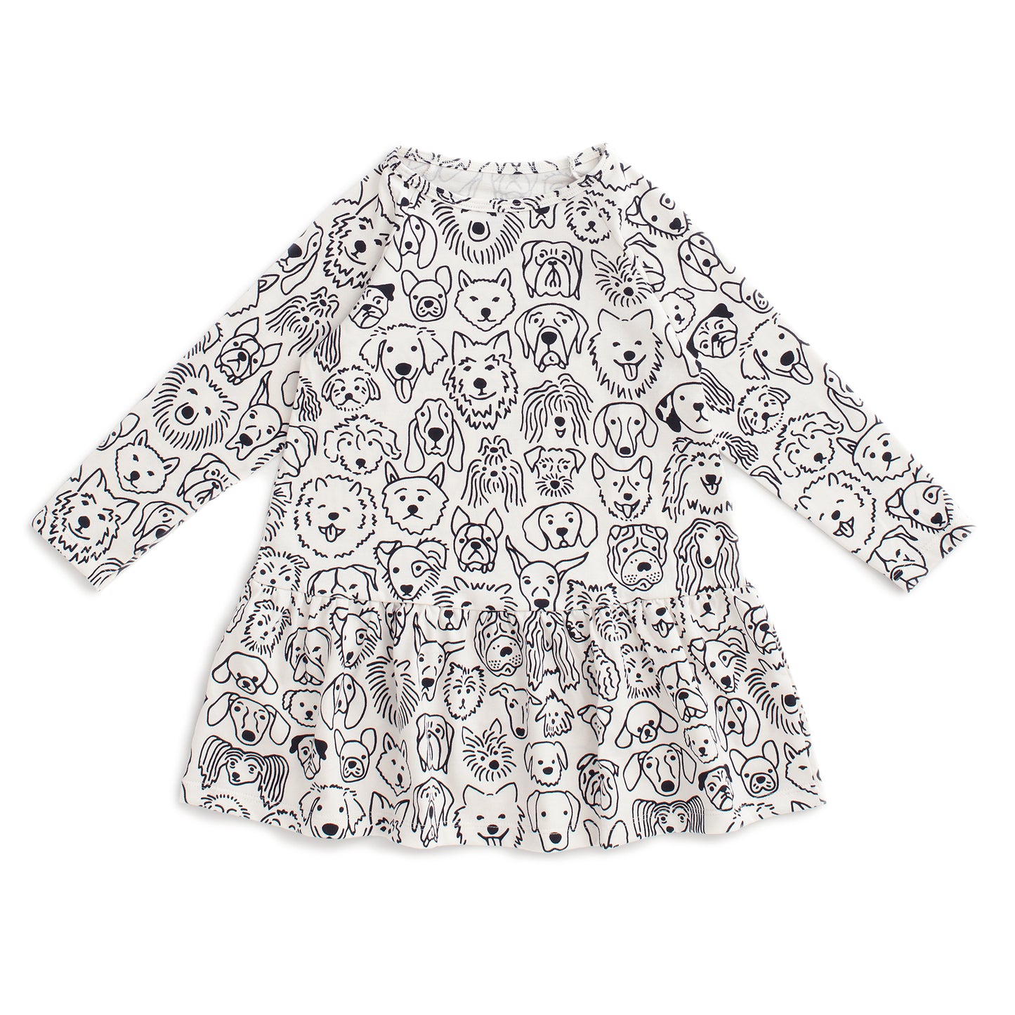 Chicago Dress - Dogs Black