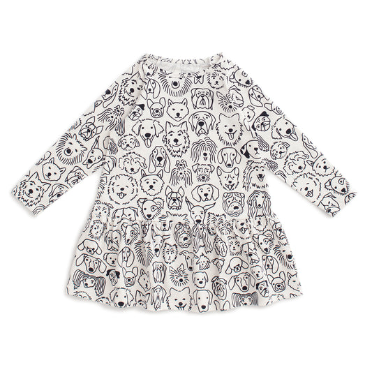 Chicago Dress - Dogs Black
