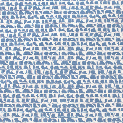 Belgian Linen Pillow Case - Corrugated Blue