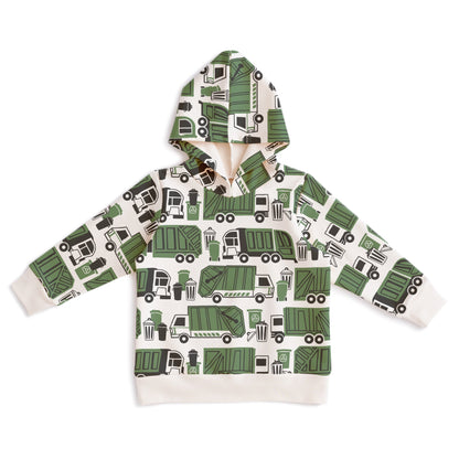 Hoodie - Garbage & Recycling Green