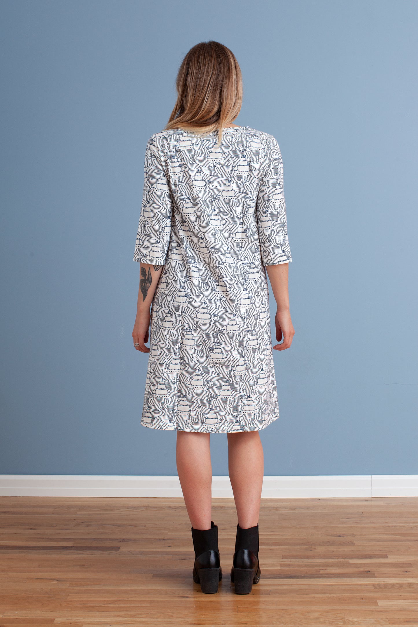 Helsinki Dress - High Seas Navy