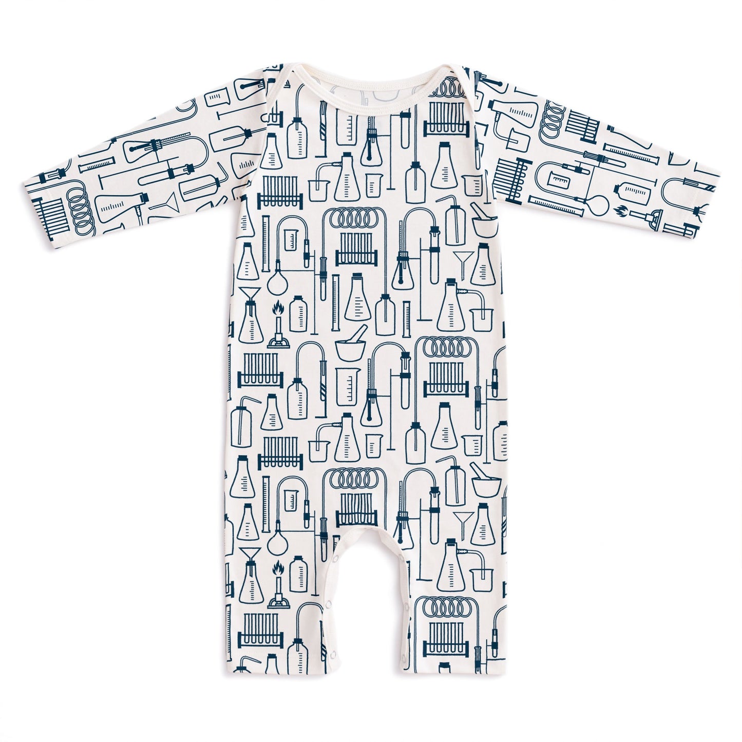 Long Sleeve Romper - Chemistry Navy
