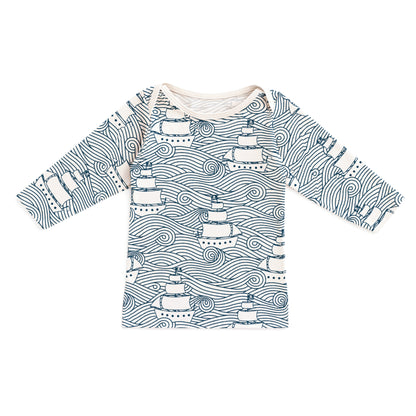 Long-Sleeve Lap Tee - High Seas Navy