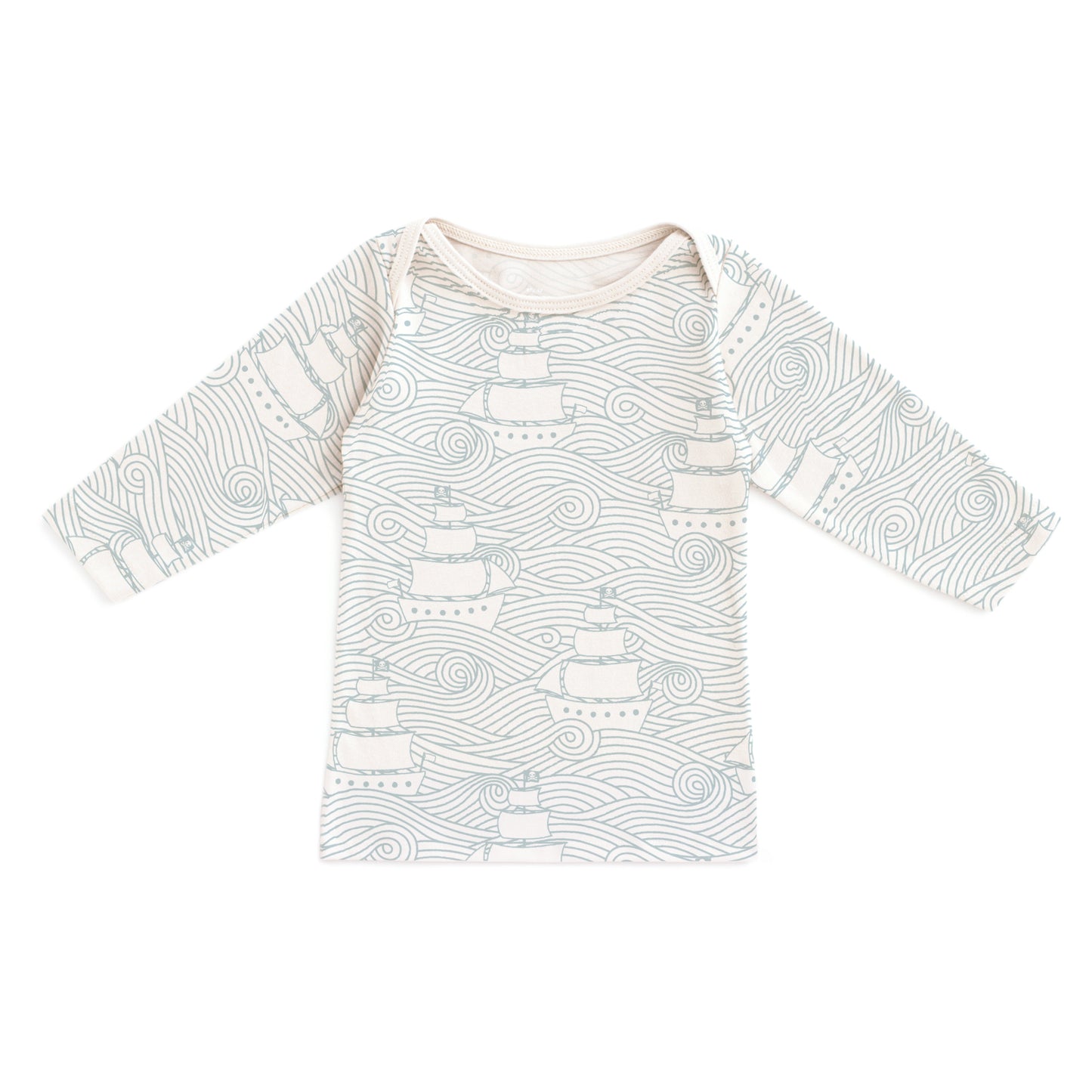 Long-Sleeve Lap Tee - High Seas Pale Blue