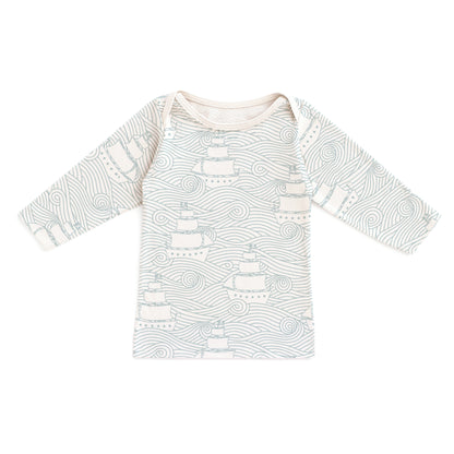 Long-Sleeve Lap Tee - High Seas Pale Blue