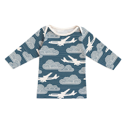 Long-Sleeve Lap Tee - In The Clouds Navy