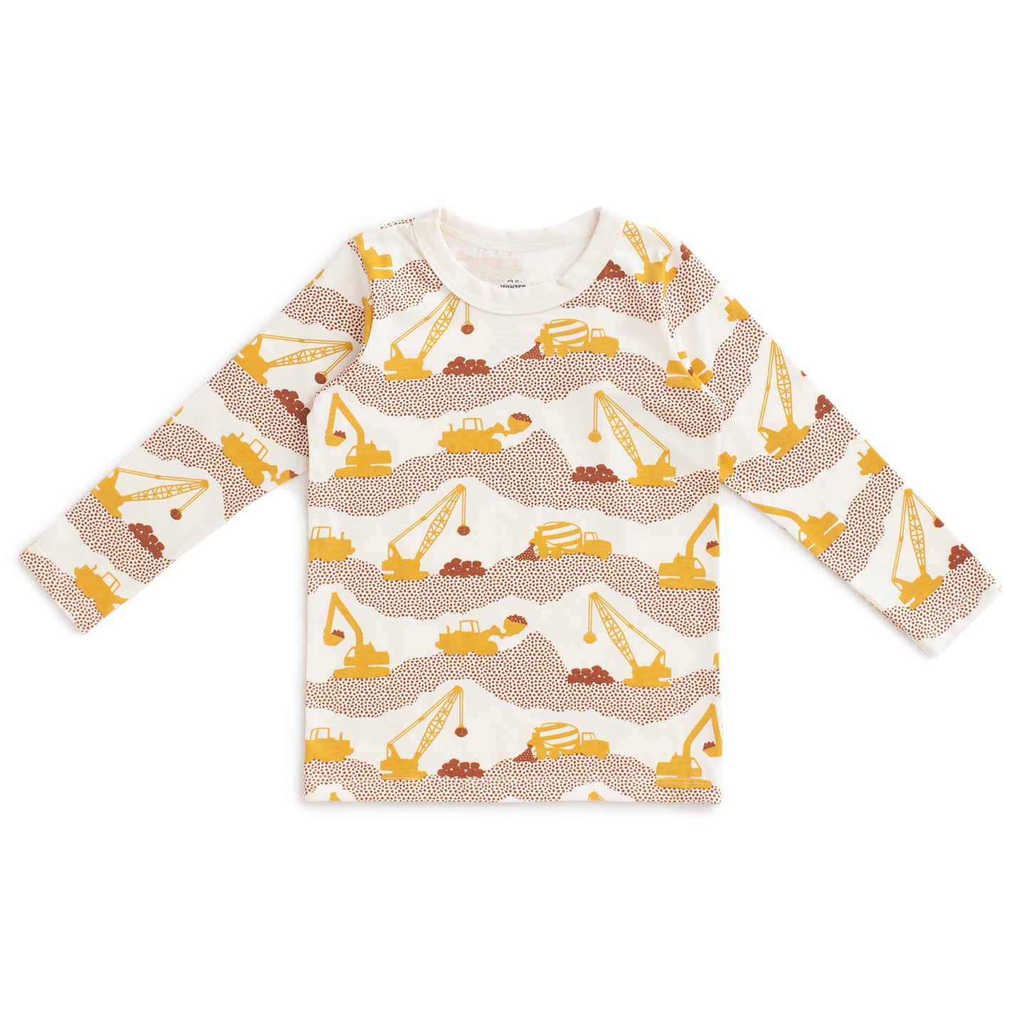 Long-Sleeve Tee - Construction Yellow & Chestnut