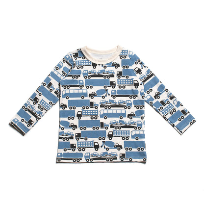 Long-Sleeve Tee - Big Rigs Blue