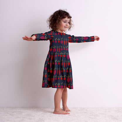Madison Dress - Firetrucks Red