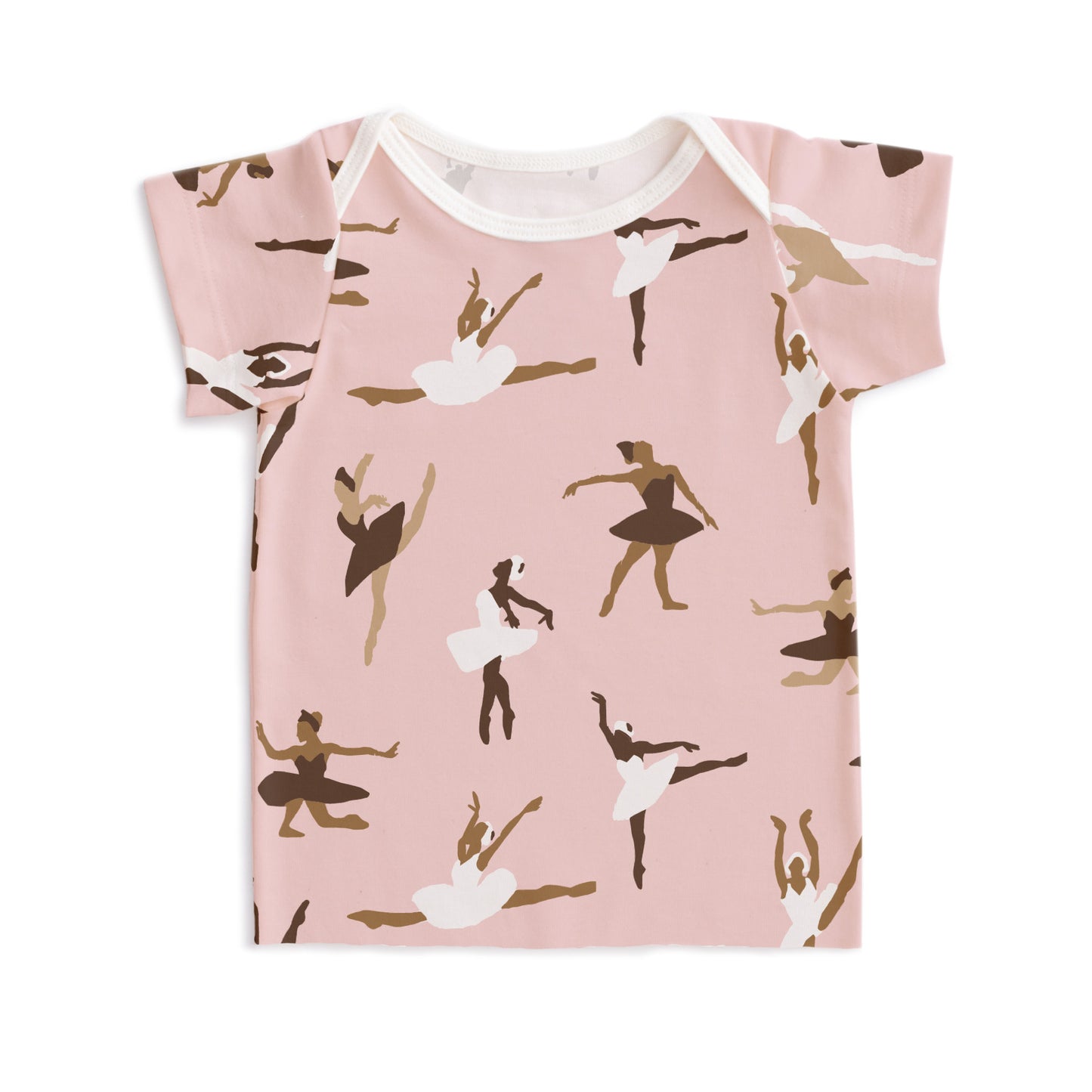 Short-Sleeve Lap Tee - Ballet Pink