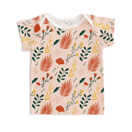Short-Sleeve Lap Tee - Secret Garden Blush