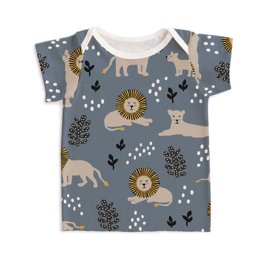 Short-Sleeve Lap Tee - Lions Slate Blue