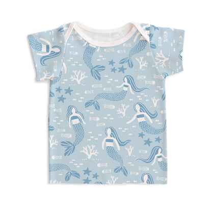 Short-Sleeve Lap Tee - Mermaids Blue