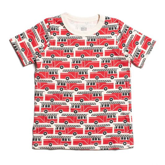 Short-Sleeve Tee - Firetrucks Red