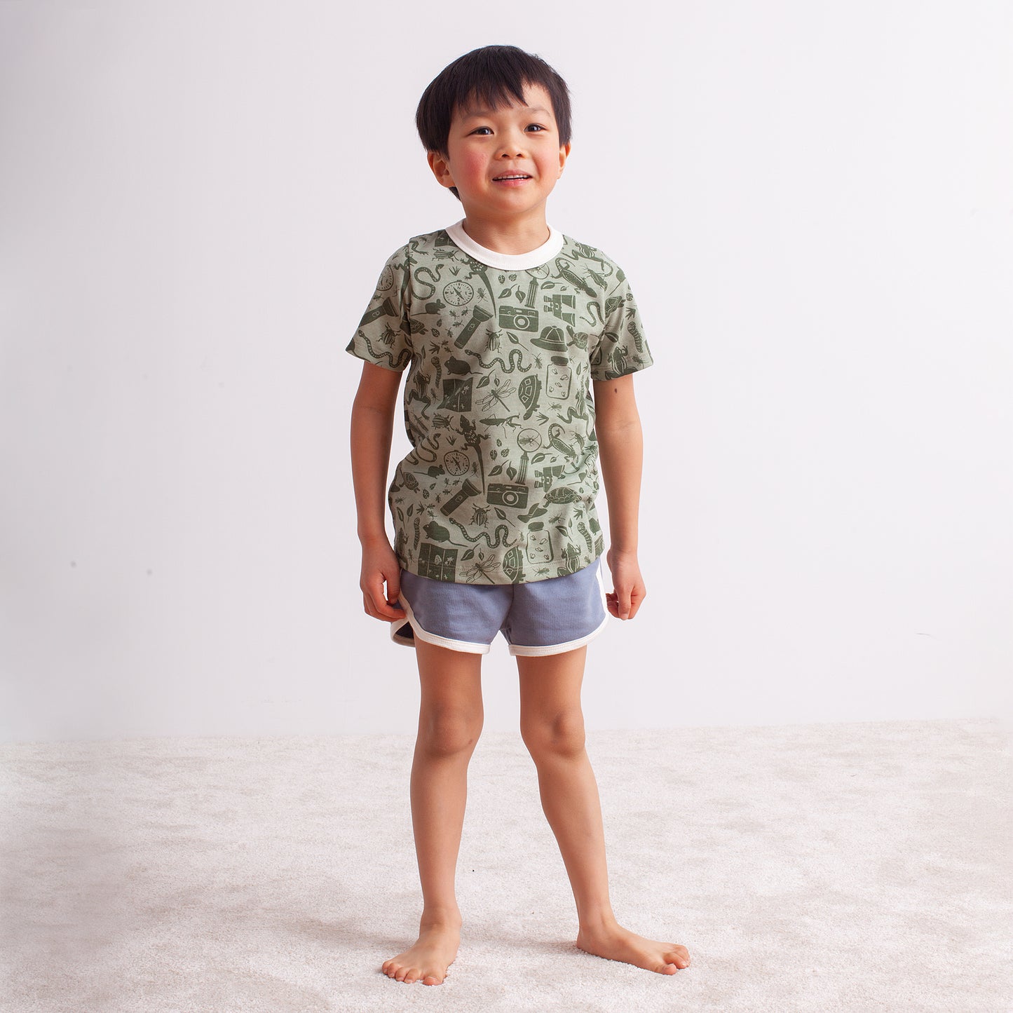 Short-Sleeve Tee - Construction Yellow & Chestnut