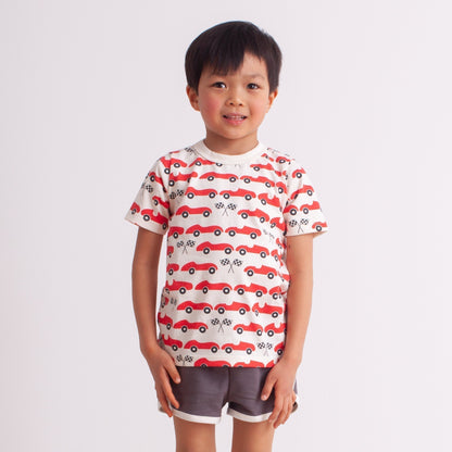 Short-Sleeve Tee - Ice Cream Mint & Blue