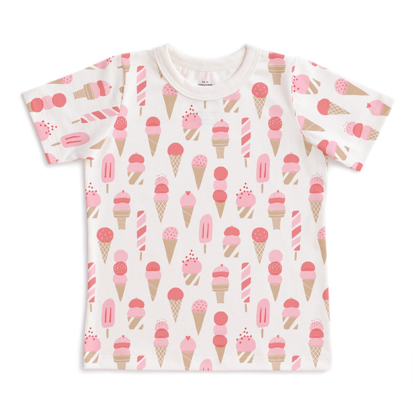 Short-Sleeve Tee - Ice Cream Red & Pink
