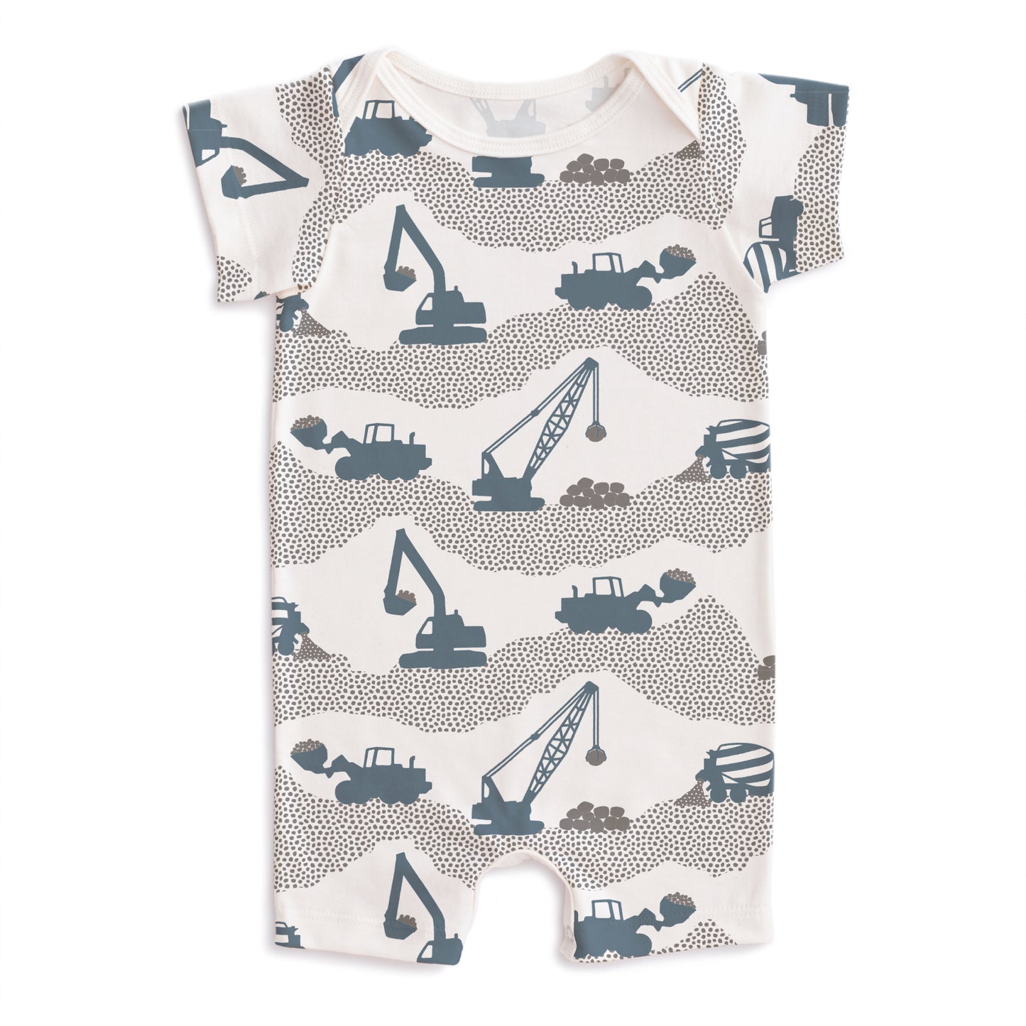 Summer Romper - Construction Slate Blue & Grey