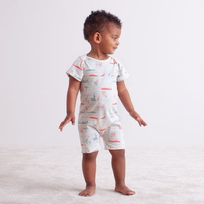 Summer Romper - High Seas Navy
