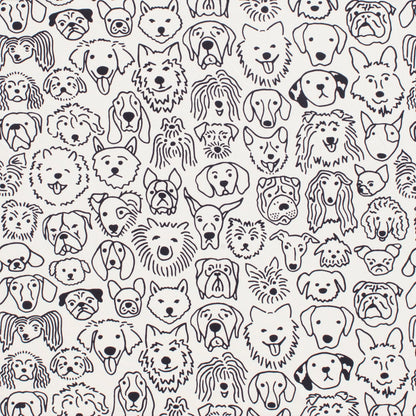 Short-Sleeve Lap Tee - Dogs Black