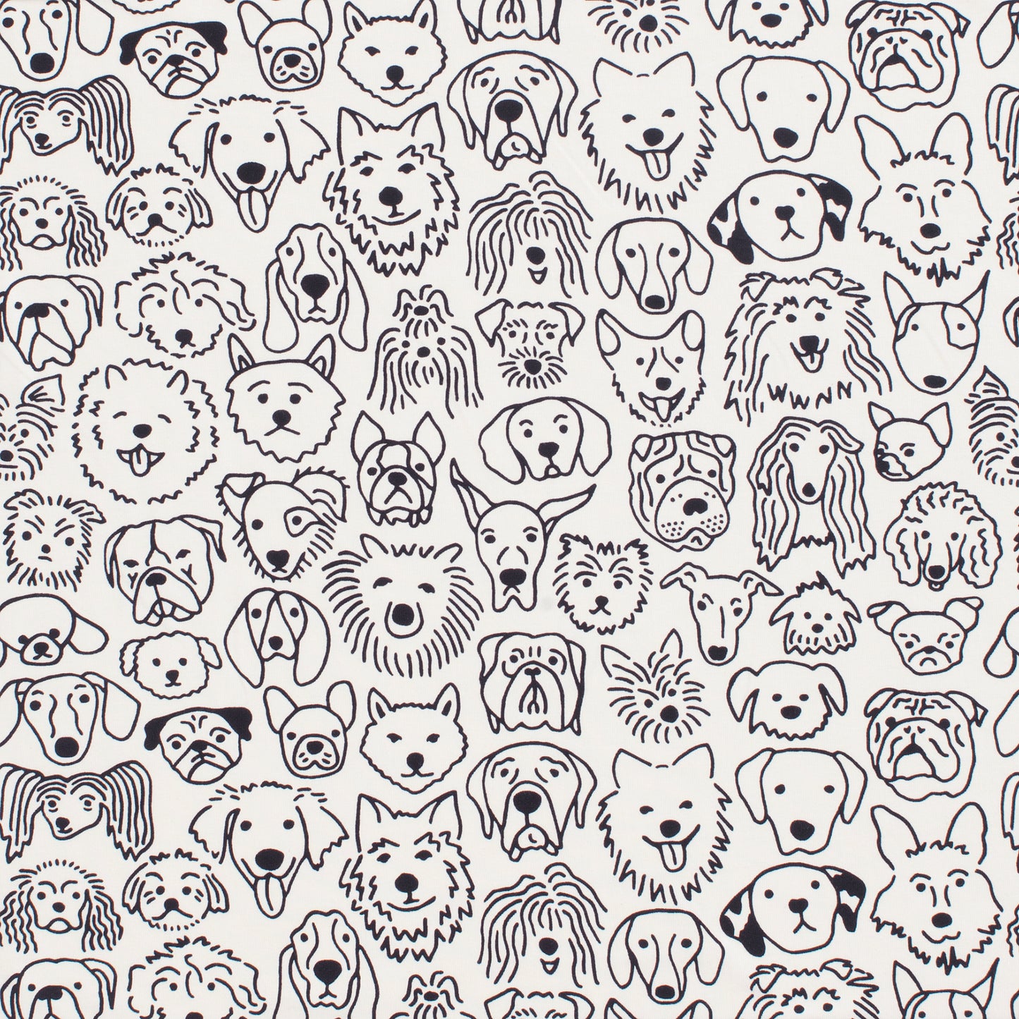 Chicago Dress - Dogs Black