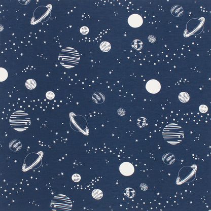 Short-Sleeve Lap Tee - Planets Night Sky