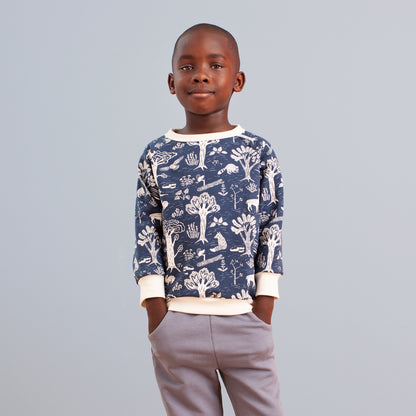 Sweatshirt - Root Vegetables Chestnut